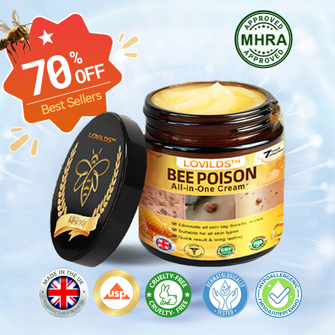 [𝐎𝐟𝐟𝐢𝐜𝐢𝐚𝐥 𝐁𝐫𝐚𝐧𝐝 𝐒𝐭𝐨𝐫𝐞] 🐝 LOVILDS™ 𝐁𝐞𝐞 𝐕𝐞𝐧𝐨𝐦 𝐀𝐥𝐥-𝐢𝐧-𝐎𝐧𝐞 𝐂𝐫𝐞𝐚𝐦 (👩‍⚕️𝐁𝐫𝐢𝐭𝐢𝐬𝐡 𝐀𝐜𝐚𝐝𝐞𝐦𝐲 𝐨𝐟 𝐒𝐜𝐢𝐞𝐧𝐜𝐞 𝐨𝐟 𝐃𝐞𝐫𝐦𝐚𝐭𝐨𝐥𝐨𝐠𝐲 𝟐𝟎𝟐𝟓 𝐒𝐩𝐞𝐜𝐢𝐚𝐥𝐥𝐲 𝐑𝐞𝐜𝐨𝐦𝐦𝐞𝐧𝐝𝐞𝐝 𝐏𝐫𝐨𝐝𝐮𝐜𝐭)💟