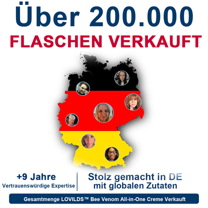 [offizieller Markenshop] 🐝 LOVILDS™ Bienengift-All-Action-Creme (👩‍⚕️ Deutsche Dermatologische Gesellschaft e.V. 𝟐𝟎𝟐𝟓Besonders empfehlenswerte Produkte)💟