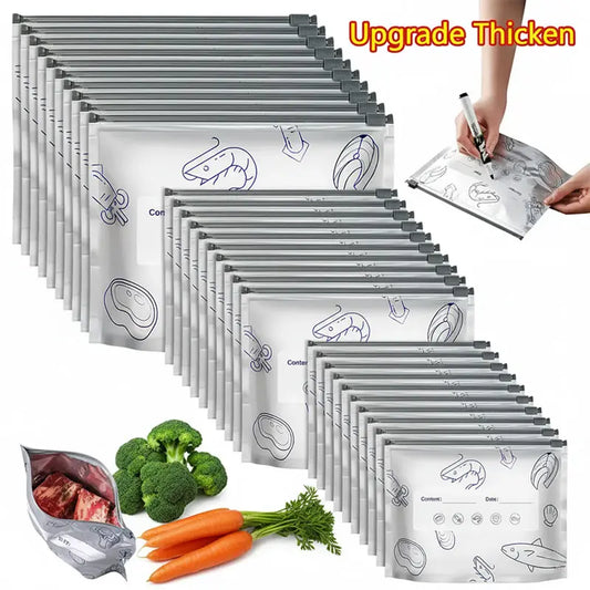 New reusable upgraded thickened upright aluminum foil sealing storage bags