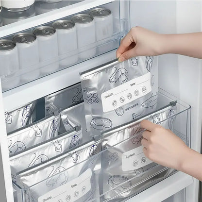 New reusable upgraded thickened upright aluminum foil sealing storage bags