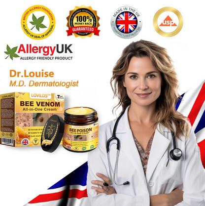 [𝐎𝐟𝐟𝐢𝐜𝐢𝐚𝐥 𝐁𝐫𝐚𝐧𝐝 𝐒𝐭𝐨𝐫𝐞] 🐝 LOVILDS™ 𝐁𝐞𝐞 𝐕𝐞𝐧𝐨𝐦 𝐀𝐥𝐥-𝐢𝐧-𝐎𝐧𝐞 𝐂𝐫𝐞𝐚𝐦 (👩‍⚕️ 𝐁𝐫𝐢𝐭𝐢𝐬𝐡 𝐀𝐜𝐚𝐝𝐞𝐦𝐲 𝐨𝐟 𝐃𝐞𝐫𝐦𝐚𝐭𝐨𝐥𝐨𝐠𝐲 𝟐𝟎𝟐𝟓 𝐒𝐩𝐞𝐜𝐢𝐚𝐥𝐥𝐲 𝐑𝐞𝐜𝐨𝐦𝐦𝐞𝐧𝐝𝐞𝐝 𝐏𝐫𝐨𝐝𝐮𝐜𝐭)