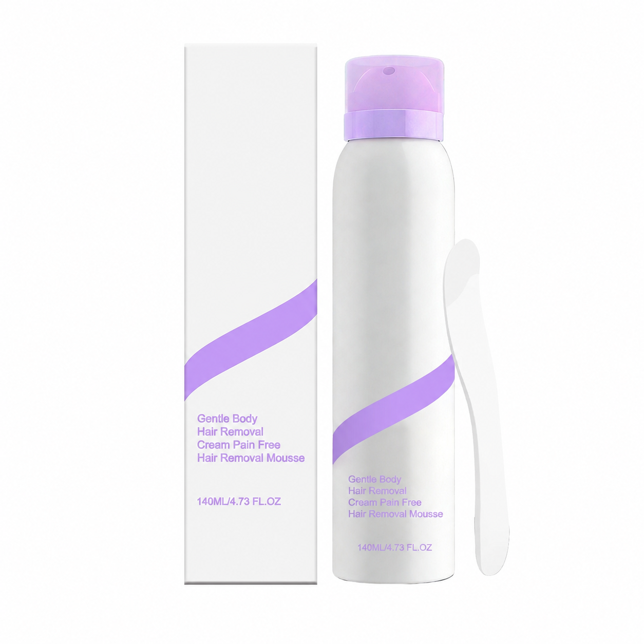 Bikini Pain-Free Hair Removal Cream Smooth Skin, Without the Pain Gentle & Fast-Acting Depilatory